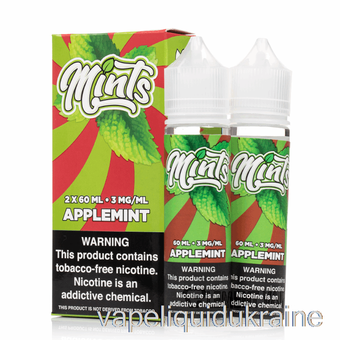 Vape Ukraine Applemint - Mints Vape Co - 120mL 0mg